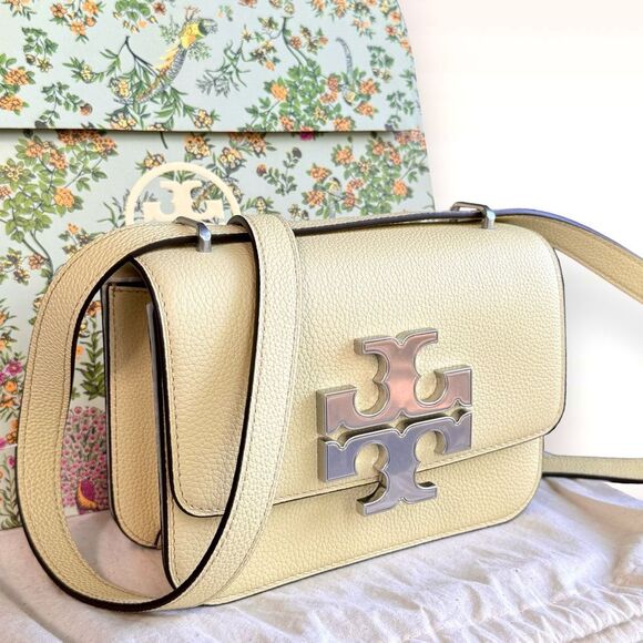 AUTH BRAND NEW Tory Burch Small Eleanor Pebbled Convertible Shoulder Bag $648 - Picture 4 of 17